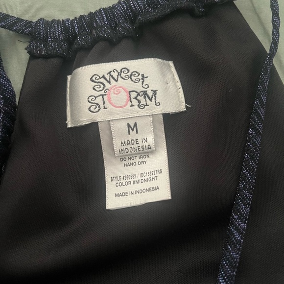 Sweet Storm Navy Maxi Dress - Picture 5 of 5